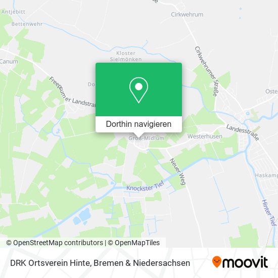 DRK Ortsverein Hinte Karte