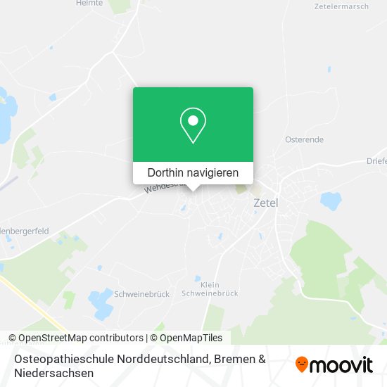 Osteopathieschule Norddeutschland Karte