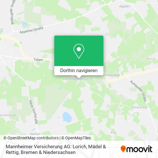 Mannheimer Versicherung AG: Lorich, Mädel & Rettig Karte