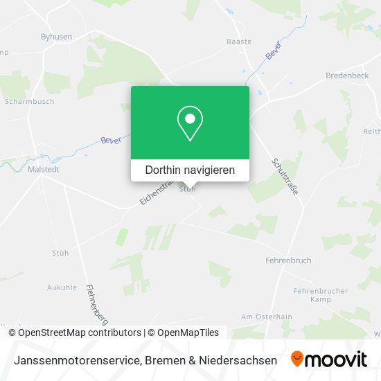 Janssenmotorenservice Karte