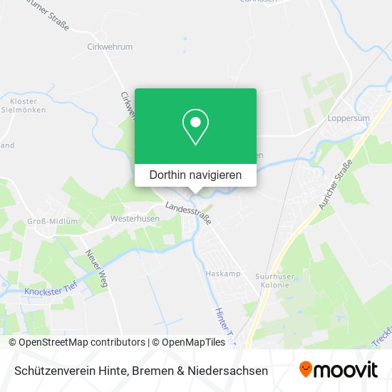 Schützenverein Hinte Karte