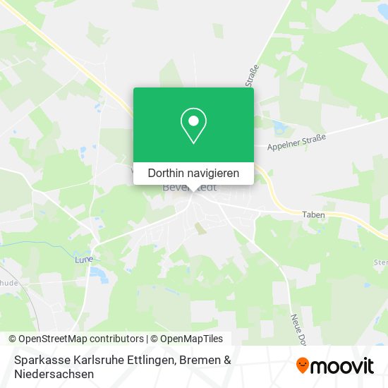 Sparkasse Karlsruhe Ettlingen Karte