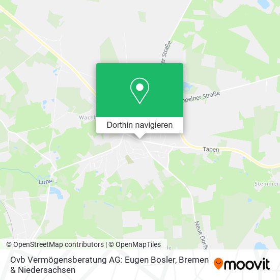 Ovb Vermögensberatung AG: Eugen Bosler Karte