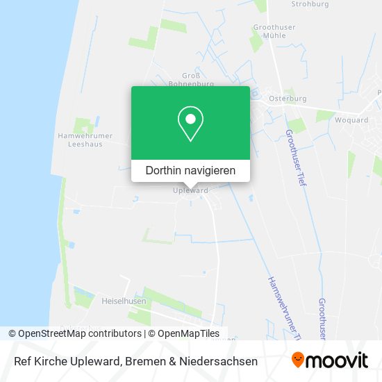 Ref Kirche Upleward Karte