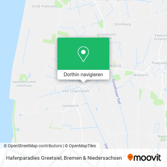 Hafenparadies Greetsiel Karte