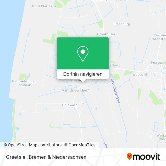 Greetsiel Karte