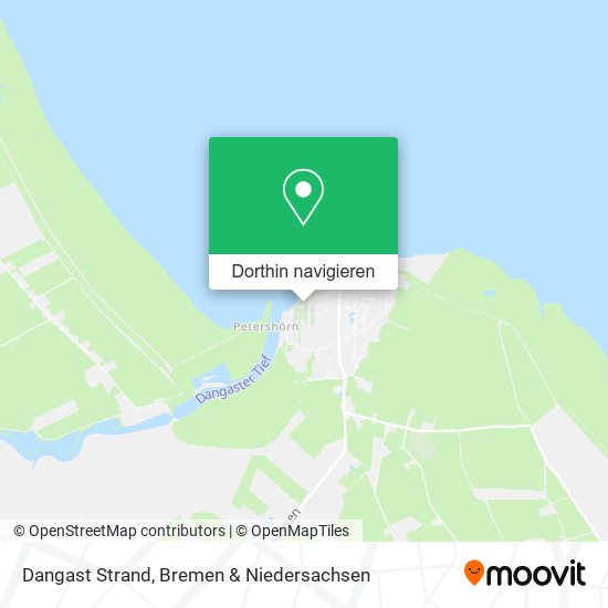 Dangast Strand Karte