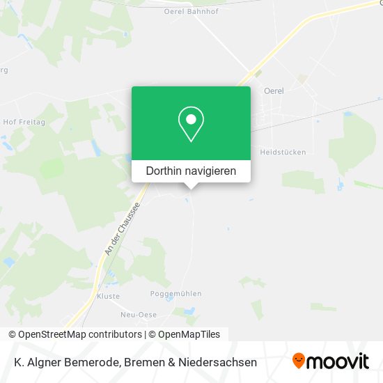 K. Algner Bemerode Karte