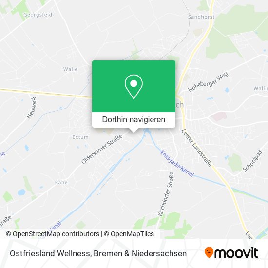 Ostfriesland Wellness Karte
