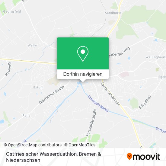 Ostfriesischer Wasserduathlon Karte