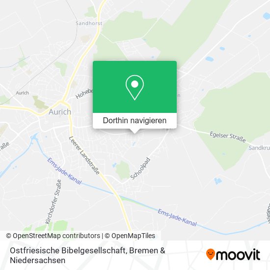 Ostfriesische Bibelgesellschaft Karte