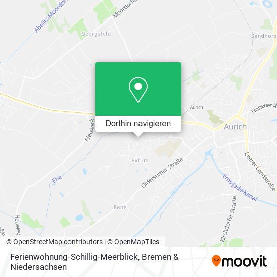 Ferienwohnung-Schillig-Meerblick Karte