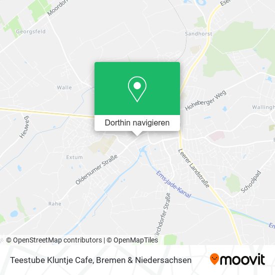 Teestube Kluntje Cafe Karte