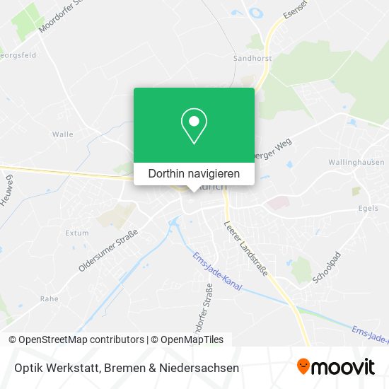 Optik Werkstatt Karte