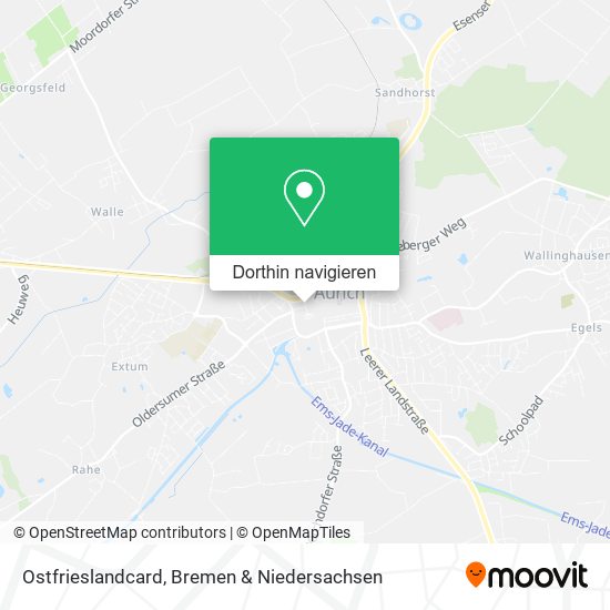 Ostfrieslandcard Karte