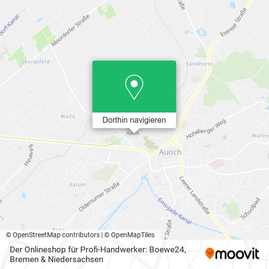 Der Onlineshop für Profi-Handwerker: Boewe24 Karte