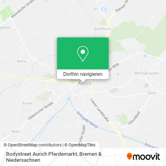 Bodystreet Aurich Pferdemarkt Karte