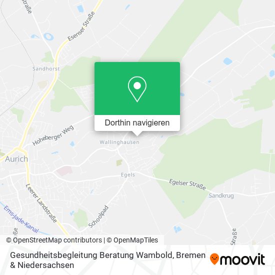 Gesundheitsbegleitung Beratung Wambold Karte
