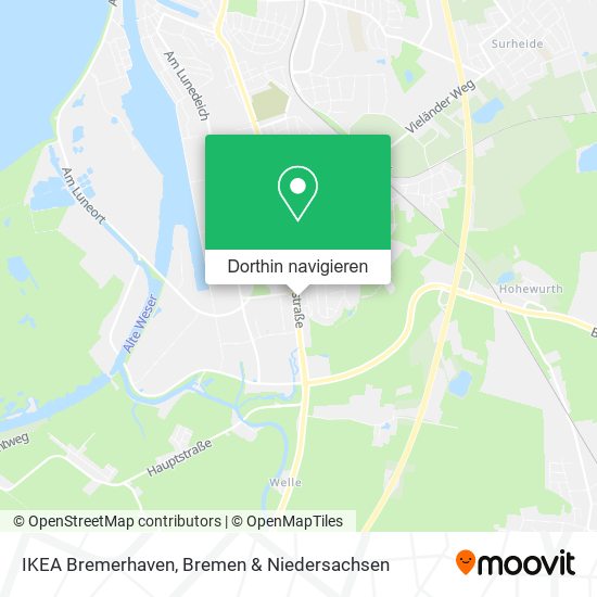 IKEA Bremerhaven Karte