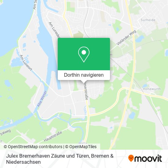 Julex Bremerhaven Zäune und Türen Karte