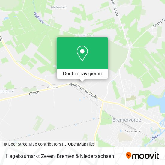 Hagebaumarkt Zeven Karte