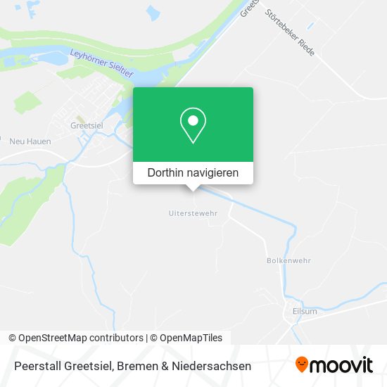 Peerstall Greetsiel Karte