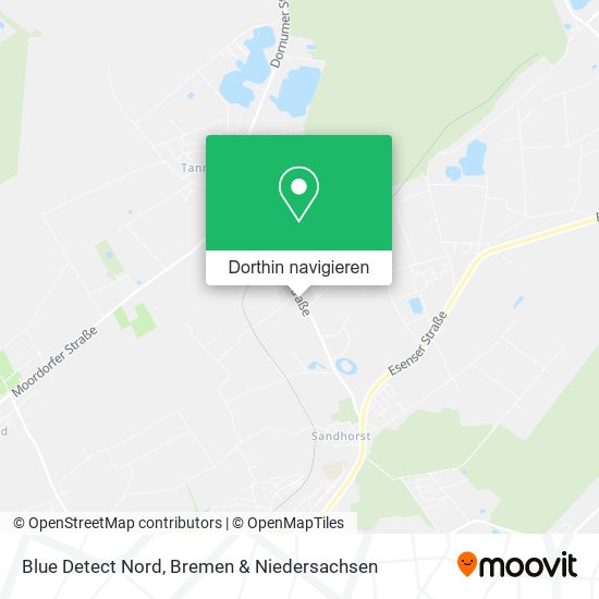 Blue Detect Nord Karte