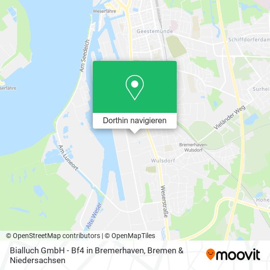Bialluch GmbH - Bf4 in Bremerhaven Karte