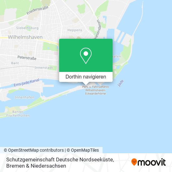 Schutzgemeinschaft Deutsche Nordseeküste Karte
