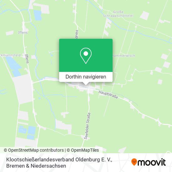 Klootschießerlandesverband Oldenburg E. V. Karte