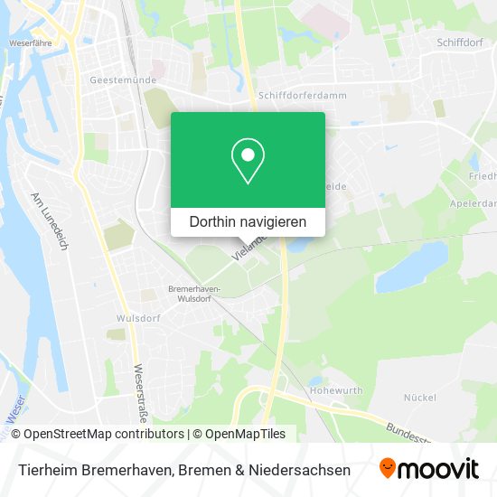 Tierheim Bremerhaven Karte