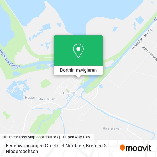 Ferienwohnungen Greetsiel Nordsee Karte