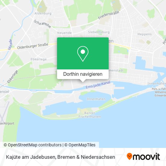 Kajüte am Jadebusen Karte