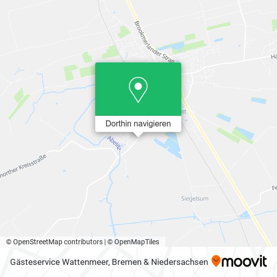 Gästeservice Wattenmeer Karte
