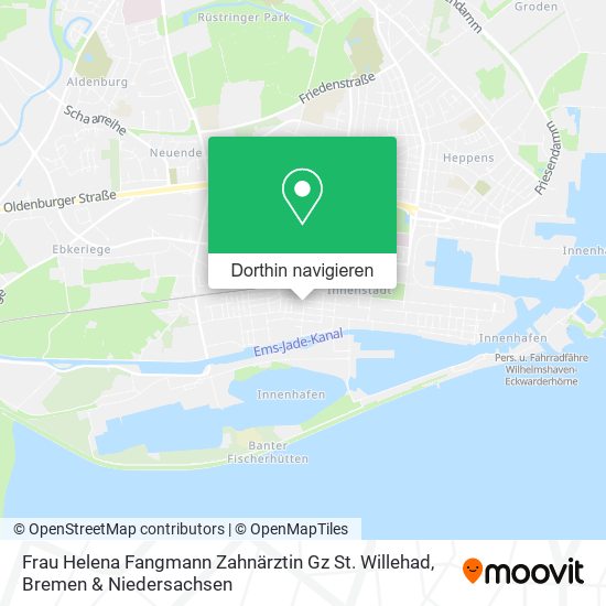 Frau Helena Fangmann Zahnärztin Gz St. Willehad Karte