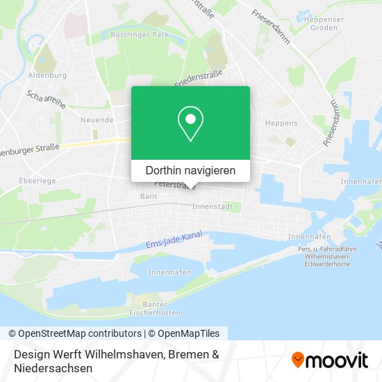 Design Werft Wilhelmshaven Karte