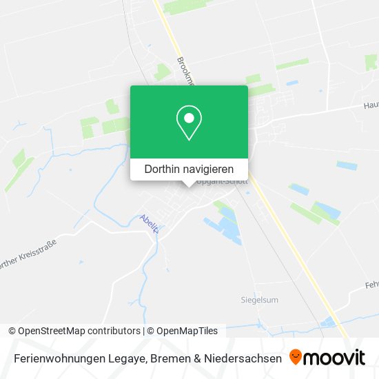 Ferienwohnungen Legaye Karte