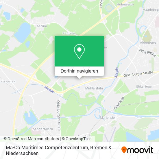 Ma-Co Maritimes Competenzcentrum Karte