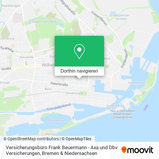 Versicherungsbüro Frank Beuermann - Axa und Dbv Versicherungen Karte