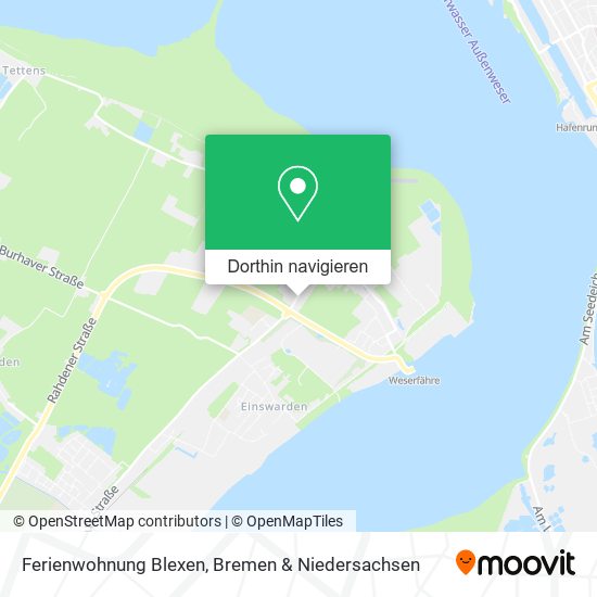 Ferienwohnung Blexen Karte