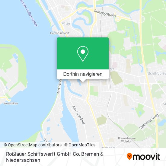 Roßlauer Schiffswerft GmbH Co Karte