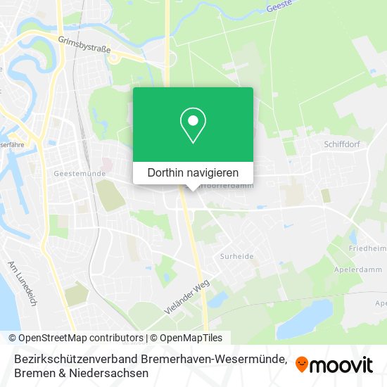 Bezirkschützenverband Bremerhaven-Wesermünde Karte