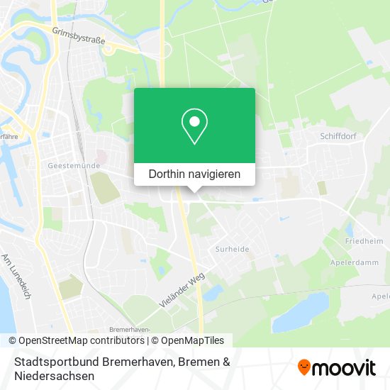 Stadtsportbund Bremerhaven Karte