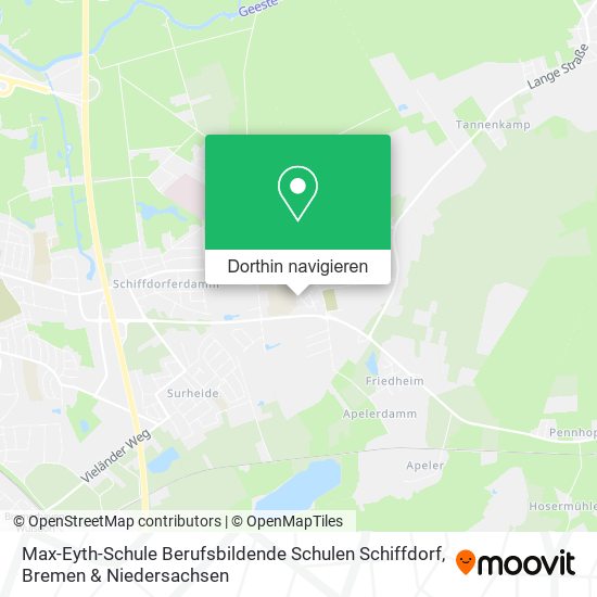 Max-Eyth-Schule Berufsbildende Schulen Schiffdorf Karte
