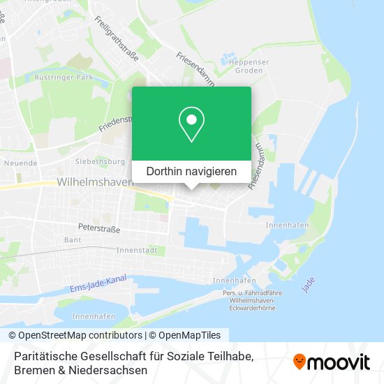 Paritätische Gesellschaft für Soziale Teilhabe Karte