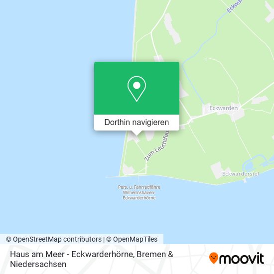 Haus am Meer - Eckwarderhörne Karte
