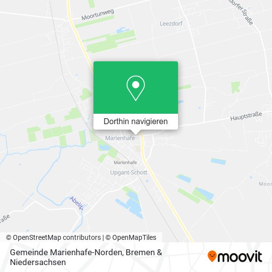 Gemeinde Marienhafe-Norden Karte