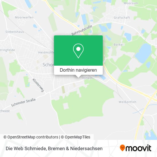 Die Web Schmiede Karte