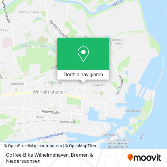 Coffee-Bike Wilhelmshaven Karte