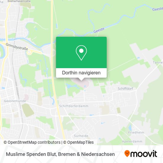 Muslime Spenden Blut Karte